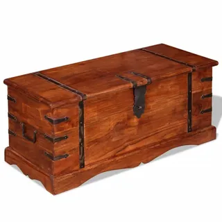 vidaXL Truhe Massivholz