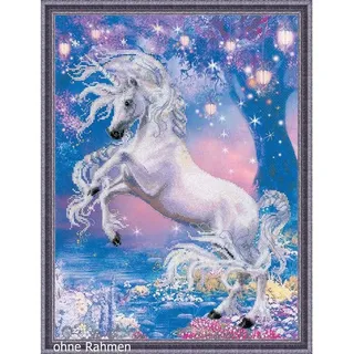 Riolis Kreativset Riolis Kreuzstich-Set "Einhorn", Zählmuster, (embroidery kit by Marussia)