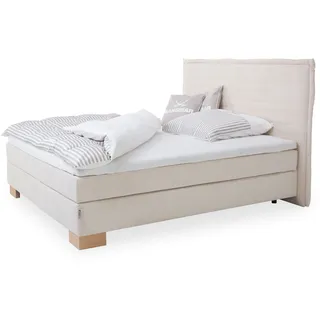 Boxspringbett SANSIBAR LANGEOOG - Bezug: Stoff