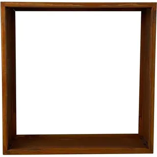 Estexo Kaminholzregal 100 x 100 x 25 cm Rot/Braun
