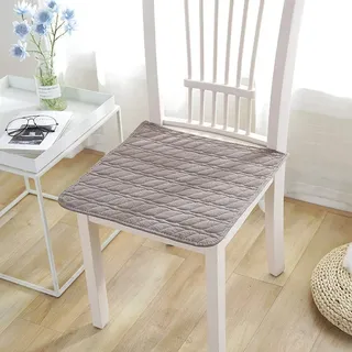 Stuhlauflage,Platz Plaid Stuhlkissen Dünnes Rutschfestes Auflage Sitzkissen für Bürostuhl Balkon Terrasse Innen Außenbereich,Sitzpolster für Gartenstuhl,Esszimmerstuhl,Tatami Bodenmatte K 50x50CM