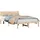 mit Kopfteil 135 190 Natur Beige