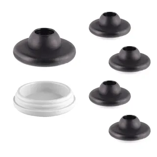 WAGNER QuickClick® Kunststoffgleiter - HYPER - zum Aufstecken, Set für 1 Vitra Stuhl DSR DAR DKR - DE Ware - 16780100