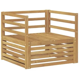vidaXL Gartenlounge Outdoor-Sofa weiß