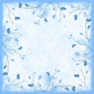 Dunicel Mitteldecke 84x84 cm Frosted Winter | Packung (20 Stück)