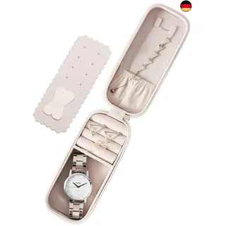 PU-Leder Klein Schmuckkästchen Schmuckkästchen Damen Schmuckkoffer Reise Schmuck