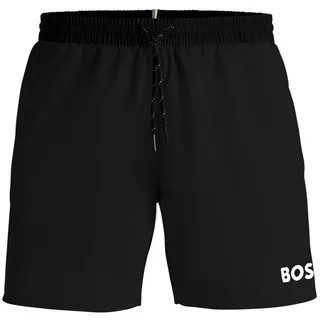 Boss Badehose mit Paspelnaht in Kontrastfarbe Modell STARFISH', Black, XL