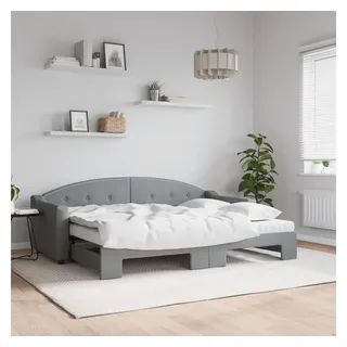 vidaXL Tagesbett 80 x 200 cm Hellgrau