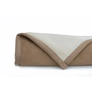 Ritter Decken Alpaka Decke weich Lima Star 150x200 cm Creme/Kamel 100% feinstes Alpaka (ungefärbt) aus eigener Herstellung. Geeignet als Wohndecke und Kuscheldecke. Made in Germany