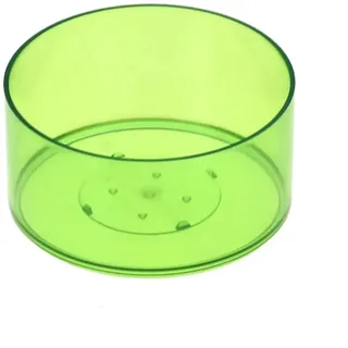 runde Kunststoff Teelichthüllen 37x19mm - Kerzengießen klassische Rundform, Farbe:Limegreen, Anzahl:10 Stück