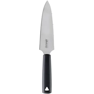triangle Tortenmesser gezahnt 18 cm - Kuchenheber Made in Germany/Solingen | Profi-Qualität seit 1946 – rostfreier Edelstahl, schwarzer Griff, 2-in-1: Schneiden und Servieren