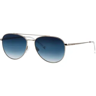 Marc O'Polo Pilotenbrille MARC O'POLO "Modell 505066", Herren, silber, clean, matt, metallic, Sonnenbrillen, Logoschriftzug auf dem Glas