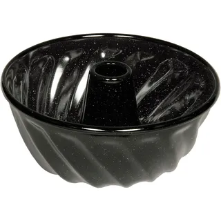 Riess, 0631-022, Gugelhupfform Ø 18cm, SCHWARZEMAILLE, Vol. (rec.): 1,3 Liter, Made in Österreich, LBH: 19,6x19,6x10,0cm, 0,472kg, Backform, Guglhupfform, Kuchenform, Induktionskocher kompatibel