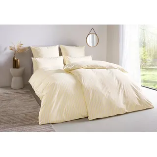 LeGer Home by Lena Gercke Linnea Streifendesign Gelb 135 x 200 cm + 2 x 80 x 80 cm