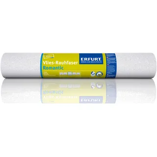 Erfurt Vlies Rauhfaser Romantic 15,0 x 0,53 m 1 Rolle weiß 1000310