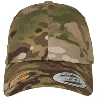Flexfit Low Profile Cotton Twill Multicam Baseballkappe grau ONE SIZE