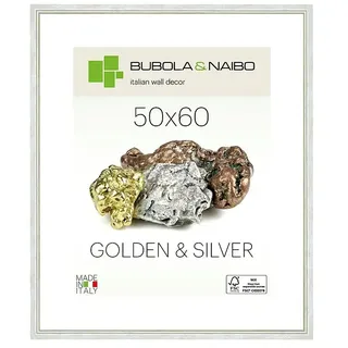 Bubola & Naibo Holzrahmen Marisa 6280  (50 x 60 cm, Silber)