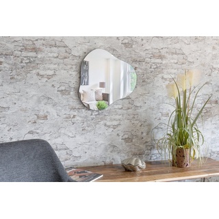 LC Home Wandspiegel asymmetrischer Wandspiegel 50x80cm und 50x50 cm (Wandspiegel, Badezimmerspiegel, Flur), rahmenlos, Design Spiegel in organisch länglicher Form