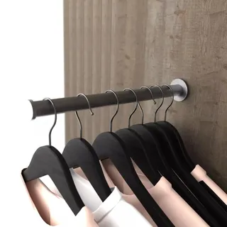 Edelstahlmarkenshop Edelstahl Kleiderlüfter – Garderobenhaken in 5 Größen von 10 bis 30 cm – robuster Wandhaken für Jacken, Handtücher & Kleidung (30cm)