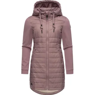Ragwear Damen, Steppmantel Lucinda Long Mauve24 Gr. S - S