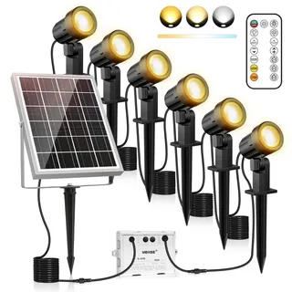 MEIKEE Solar Strahler mit Erdspieß 6 in 1
