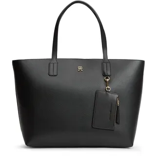 Tommy Hilfiger TH Icon Shopper Polyurethan Black