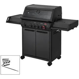 Enders® Gasgrill Monroe Pro 4 SIKR Turbo Shadow inkl. Seargrate + Thermometer
