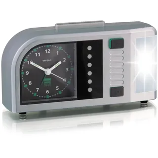 Humantechnik Timeflash analoger Lichtwecker mit Blitz & lautem Alarm