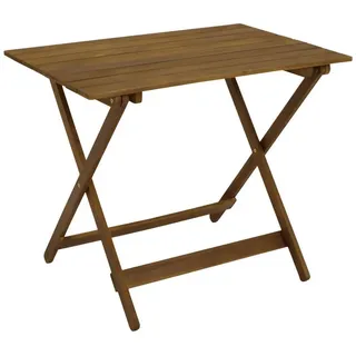DEGAMO Bahia Gartentisch 90 x 60 x 73,5 cm Braun