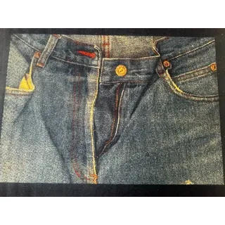 Moderner Teppich Jeans 133x180 Jugendzimmer NEU