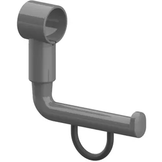 Megabad Silver Age System Papierhalter, nachrüstbar 0449120019, Accessoires, dunkelgrau