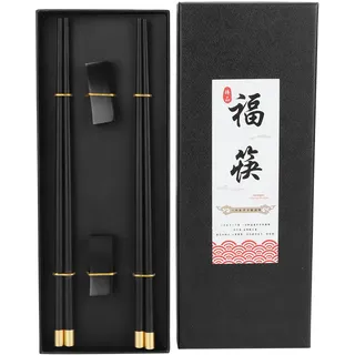 Set Chinesischer Essstäbchen Mit Essstäbchenhalter, Ideal Für Zuhause, Hotel Oder Restaurant – Ein Praktisches Und Elegantes Geschenk.