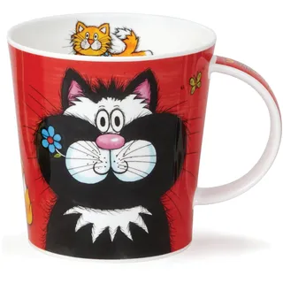 Dunoon Benmore Big Cat Jumbo-Tasse aus feinem Knochenporzellan, 0,75 l