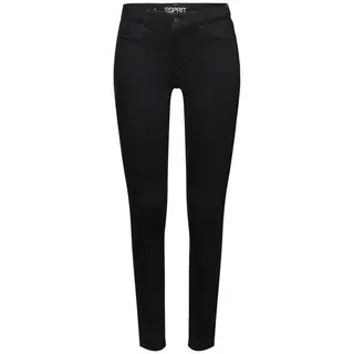 Esprit Skinny-fit-Jeans Skinny Jeans mit mittlerer Bundhöhe schwarz 28/30