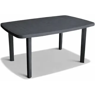 Mojawo Gartentisch 140 x 90 x 72 cm Anthrazit
