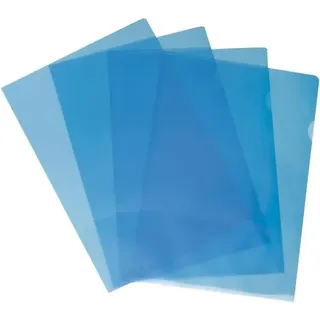 SOENNECKEN Aktenhüllen A4 120my geprägt blau VE=100 Stück