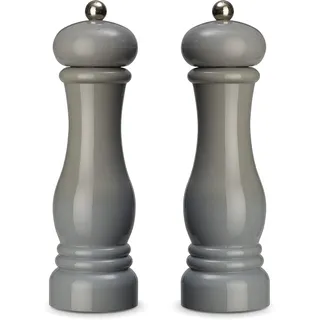 Echtwerk Gewürzmühlen Set Pfeffermühle 21 cm Grau unbefüllt