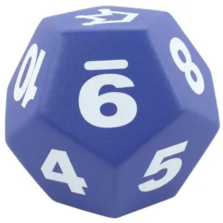 Große zwölfflächige Würfel - blau