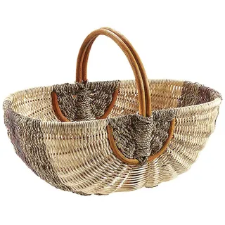 Kobolo Einkaufskorb BROWNREEDBIN in Braun | Gr.: onesize