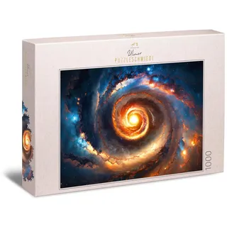Ulmer Puzzleschmiede - Puzzle Supernova 1000 Teile – Die Spiralgalaxie als beeindruckendes Weltraummotiv aus der Sammlung von Puzzles Universum, Planeten, Galaxie