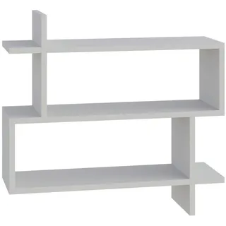 Decortie Bücherregal 70 x 22 x 65 cm Weiß