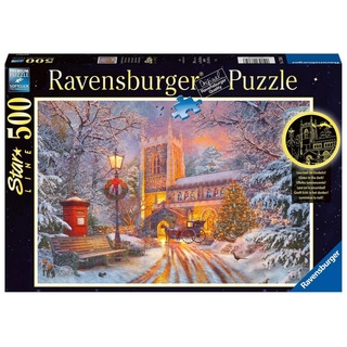Ravensburger Puzzle Ravensburger Puzzle 17384 Funkelnde Weihnachten - 500 Teile Puzzle..., 500 Puzzleteile