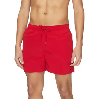 Tommy Hilfiger Herren-Badehose, Rot (Medium Red), XL
