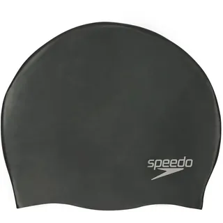 Speedo Plain Moulded Silicone Badekappe schwarz Einheitsgröße