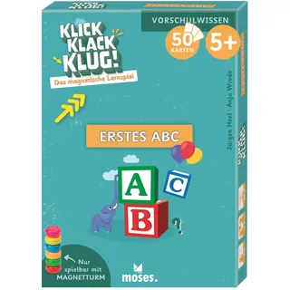 Moses Klick Klack Klug Kartenset Erstes ABC ab 5