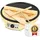 Crêpe Gerät gelb