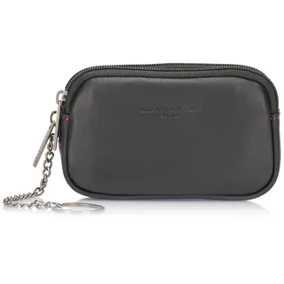 Lancaster Herren Soft Vintage Homme Tasche, Schwarz/Rot