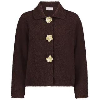 Cartoon Strickjacke Braun 42