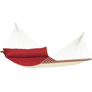 La Siesta - Alabama Red Pepper - Gesteppte Kingsize Spreizstange Hängematte Outdoor