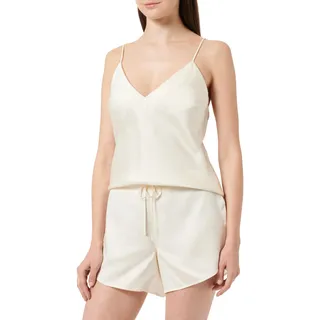 Triumph Damen Silky Sensuality Psw X Pajama Set, Ecru White, 46 EU - 46